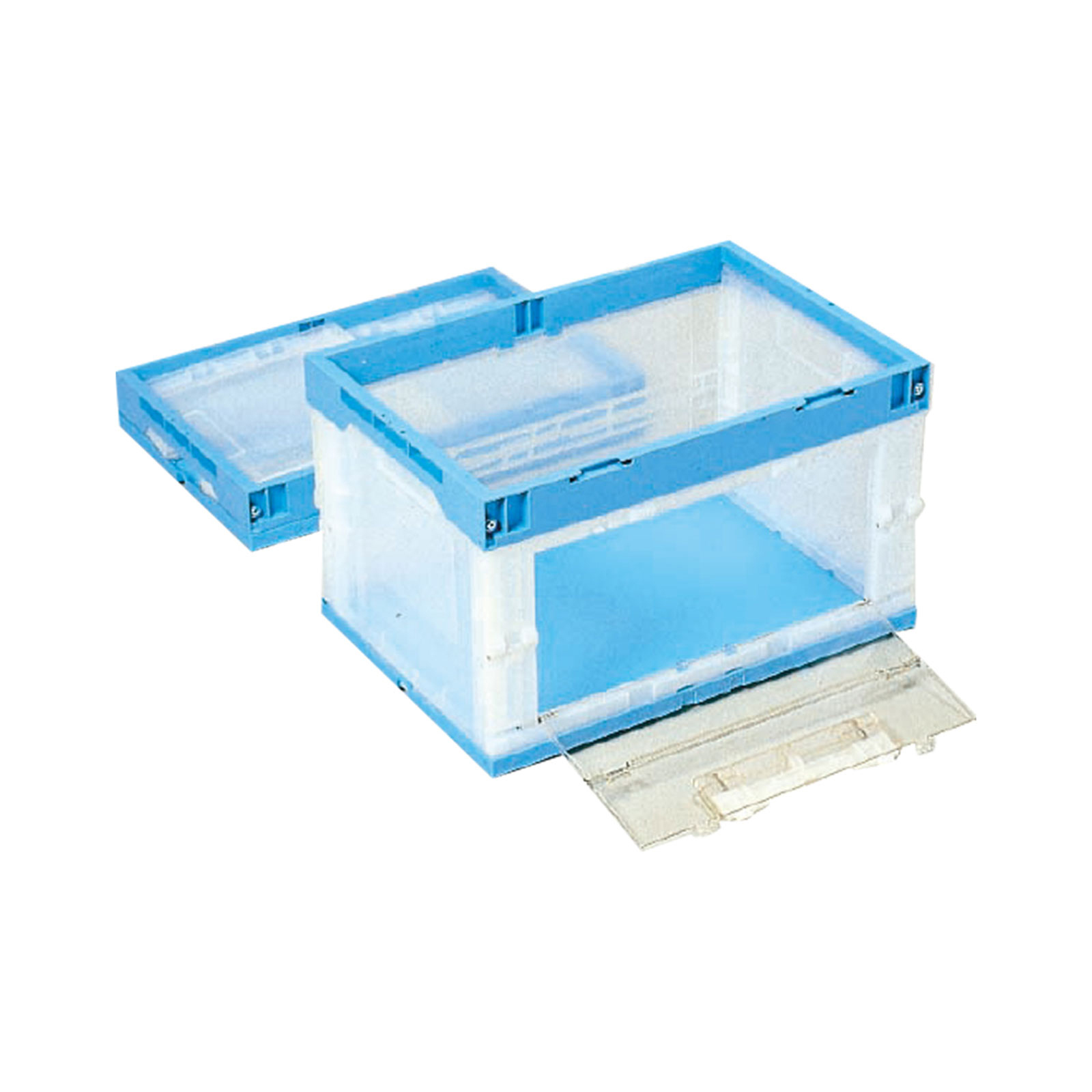 CB－51片扉L ブルー透明 | 岐阜プラスチック工業株式会社