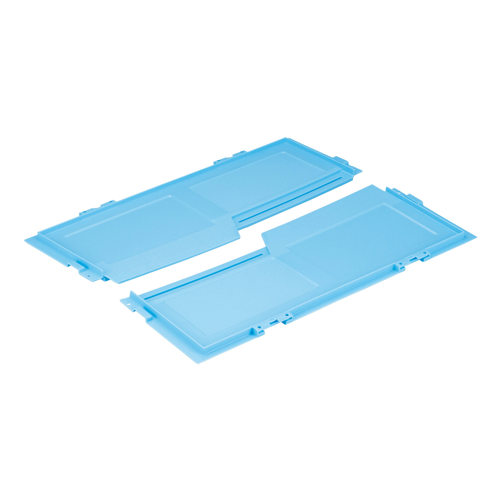 CB－75蓋－⑤（両開き蓋） ブルー | 岐阜プラスチック工業株式会社