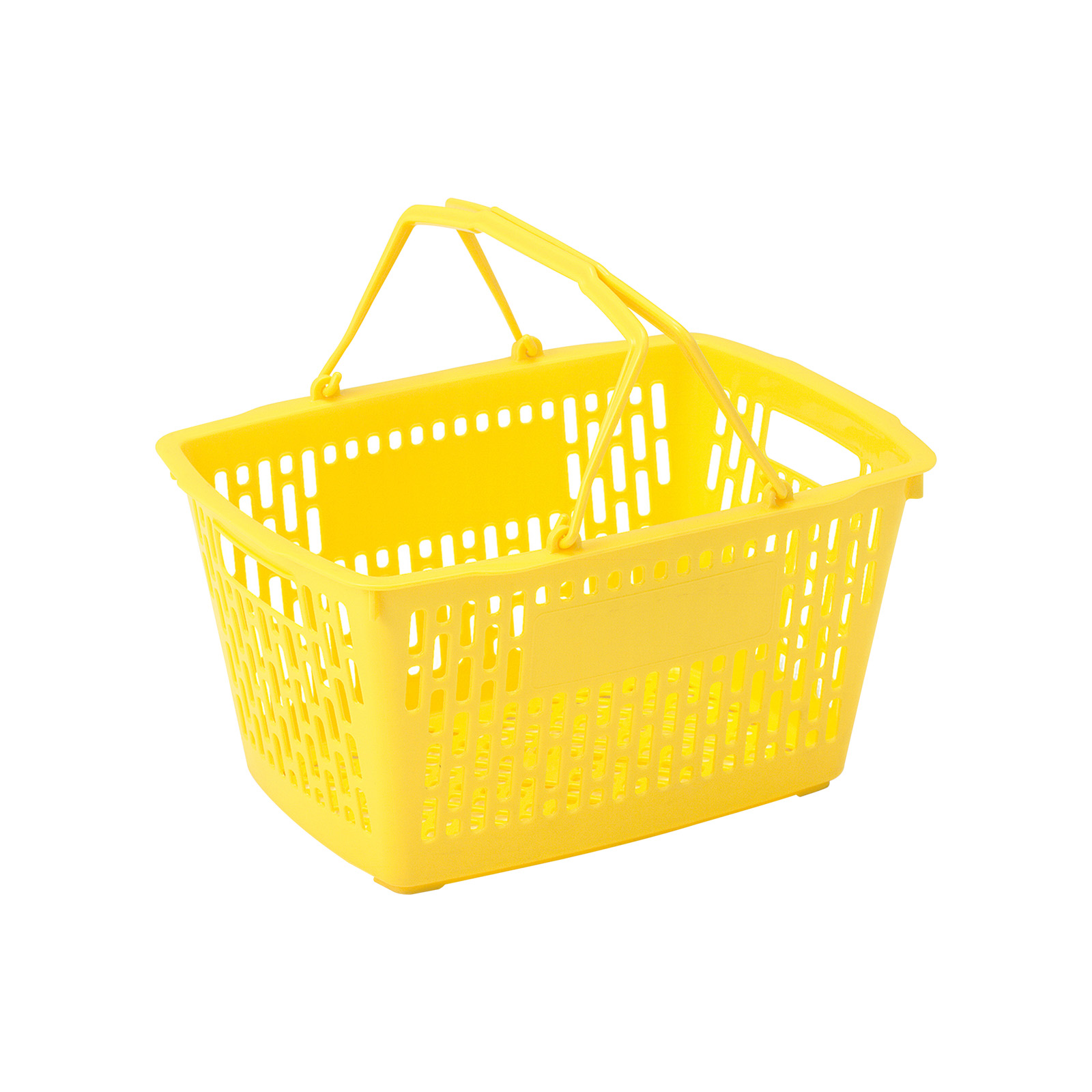 買物カゴ（MY－15） イエロー | 岐阜プラスチック工業株式会社
