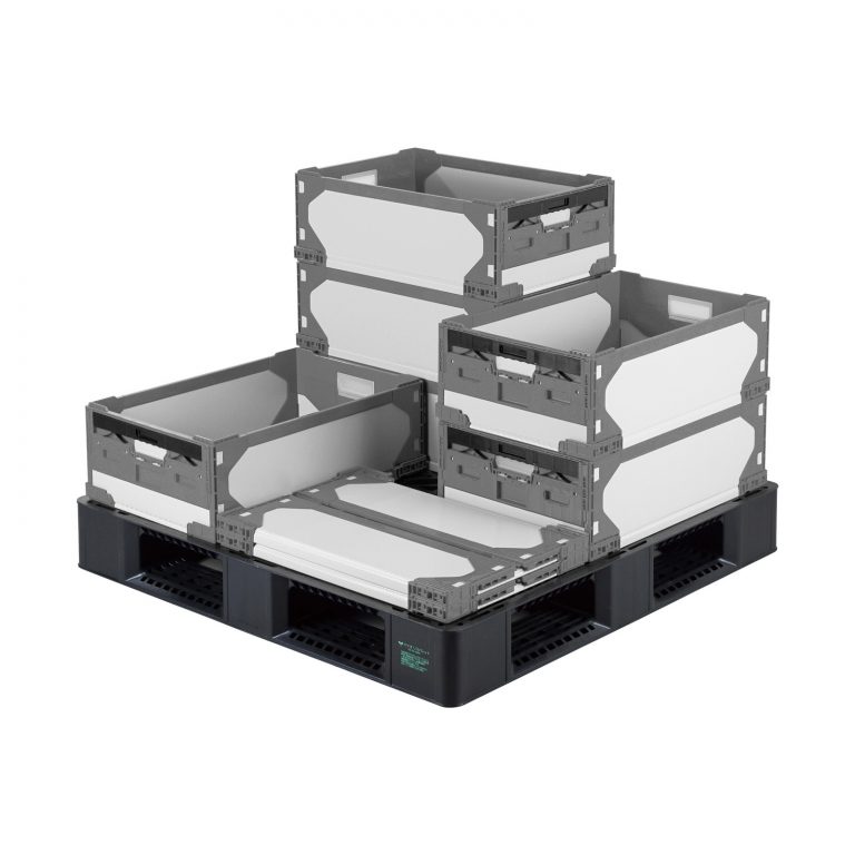 ハイブリッド折りたたみコンテナー　ＬＴ－ＲＳ－ＳＳ４７