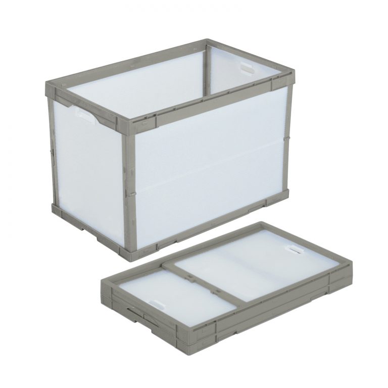 ハイブリッド折りたたみコンテナー　ＣＢタイプ・ＴＥ－ＣＢ－ＳＳ１６５